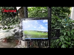 Monitor capacitivo projetado de um toque de 15 polegadas, monitor do diodo emissor de luz do brilho IP65 alto