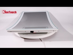 Monitor de toque PCAP de 32 polegadas design curvo de estrutura aberta para jogos