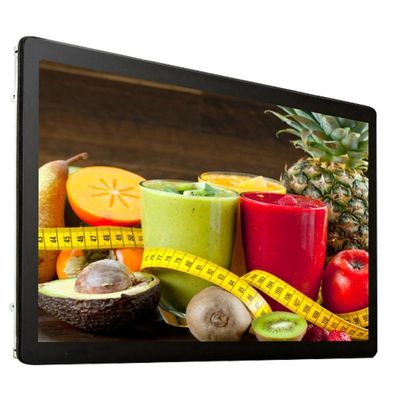 Tempered Glass 21.5 Inch PCAP Touch Monitor For Touch Screen Vending Machine